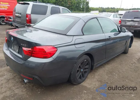 2017 BMW 440I xDrive из США, поврежденный, VIN WBA4U1C33H5A16502